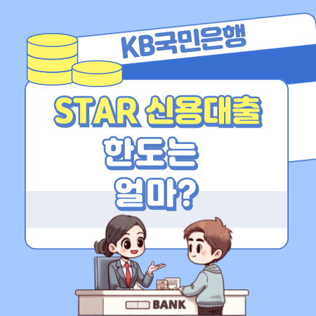 KB국민은행 STAR 직장인 신용대출 한도는 얼마, 신용등급(점수) 475 1